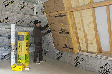 Isolation de combles et de toiture idf